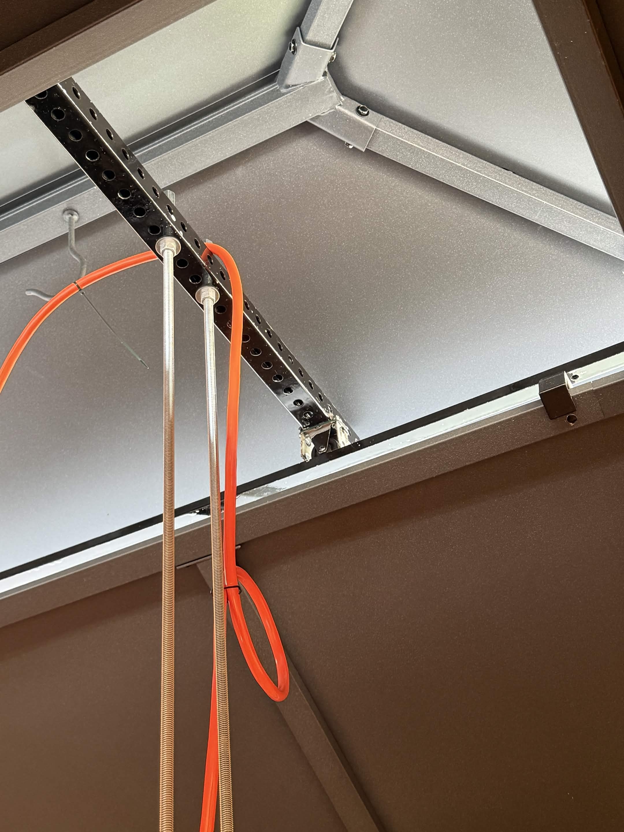 Custom moveable projector ceiling mount